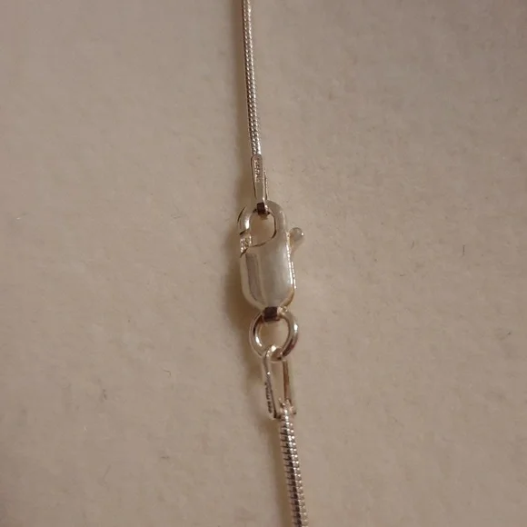 SNAKE CHAIN new.  sterling silver snake Italian 18 - Picture 3 of 6